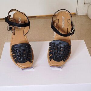 Women's Black Mexican Sandal's